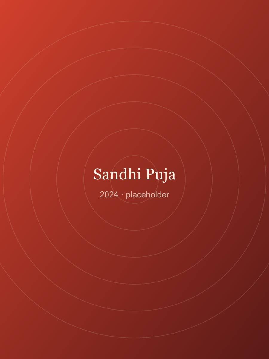 Sandhi Puja, 2024
