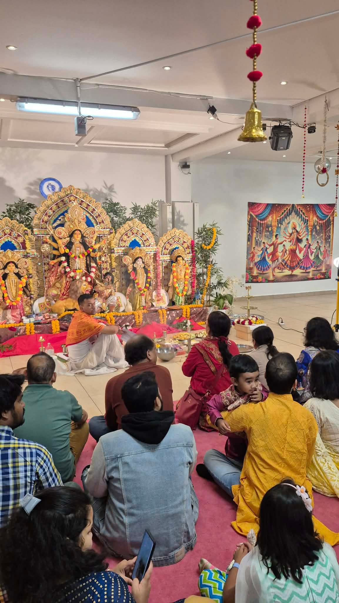 Pushpanjali on Ashtami